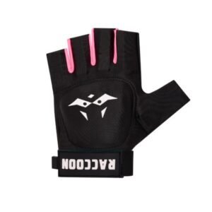 GUANTE PLAYER PLUS RACCOON MANO IZQUIERDA DOBLE FALANGE ROSA